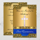 Invitation Première communion (Devant / Derrière)
