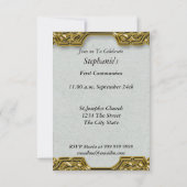 Invitation Première communion (Dos)