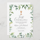 Invitation Première communion (Devant / Derrière)