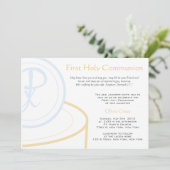 Invitation Première communion (Debout devant)