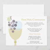 Invitation Première communion (Devant / Derrière)