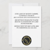 Invitation Première communion (Dos)