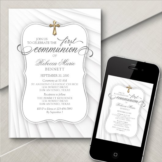 Invitation Première communion