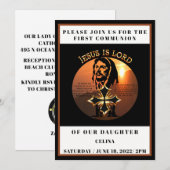 Invitation Première communion (Devant / Derrière)