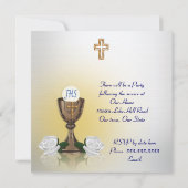 Invitation Première communion (Dos)