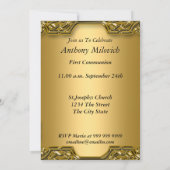 Invitation Première communion (Dos)