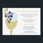 Invitation Première communion<br><div class="desc">Invitation vos invités à une première célébration de communion avec cette invitation personnalisable.</div>