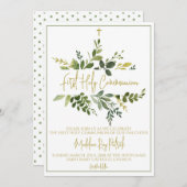 Invitation Première communion (Devant / Derrière)