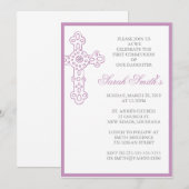 Invitation Première communion (Devant / Derrière)