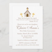 Invitation Première communion (Devant / Derrière)