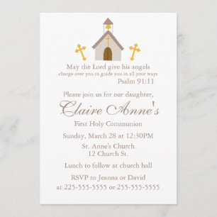 Invitation Première communion