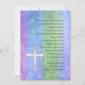 Invitation Première Communion Aquarelle (Devant)