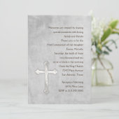 Invitation Première Communion Aquarelle (Debout devant)