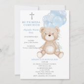 Invitation Première communion bilingue espagnol anglais pour  (Devant)