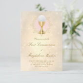 Invitation première communion catholique (Debout devant)