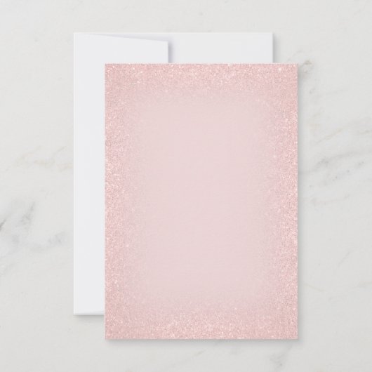 Invitation Première communion catholique fille rose (Dos)