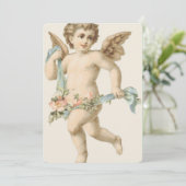 Invitation Première Communion Cherub (Debout devant)