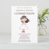 Invitation Première communion Chic Girls (Debout devant)