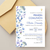 Invitation Première Communion Croix Première Commu