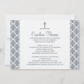 Invitation Première communion de Damask (Devant)