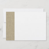 Invitation Première communion de dentelle blanche et de burla (Dos)