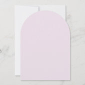 Invitation Première communion de l'arc Lilac Wisteria (Dos)