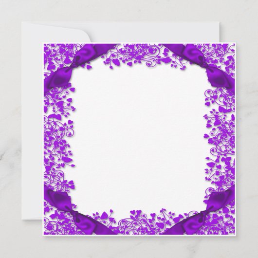 Invitation Première communion de pourpre (Dos)