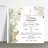 Invitation Première communion des fleurs de la communauté de 