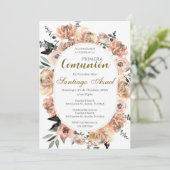 Invitation Première communion espagnole (Debout devant)