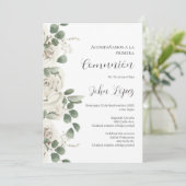 Invitation Première communion espagnole (Debout devant)