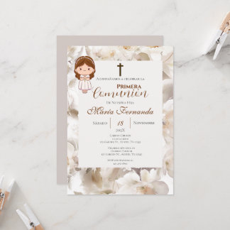 Invitation Première communion espagnole