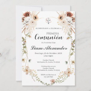 Invitation Première communion espagnole