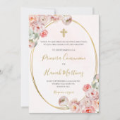 Invitation Première communion espagnole pour fille (Devant)