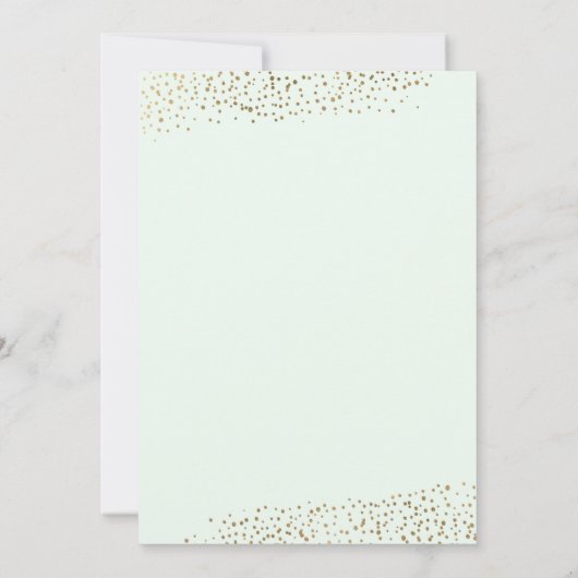 Invitation Première communion eucalyptus moderne (Dos)