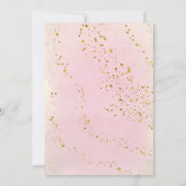 Invitation première communion FAUX parties scintillant et aqu (Dos)