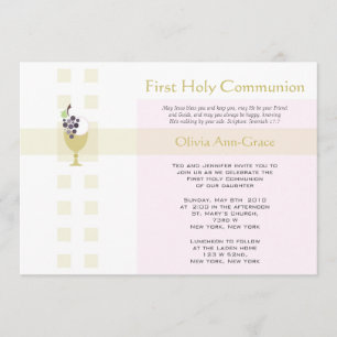 Invitation Première communion - Fille