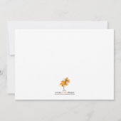 Invitation Première communion - Fille (Dos)