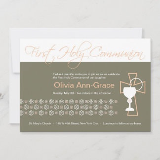 Invitation Première communion - Fille