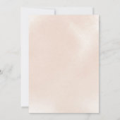 Invitation Première communion florale rose rouille classique (Dos)