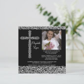 Invitation Première communion Inviation de photo croisée (Debout devant)