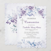 Invitation Première communion modifiable (Devant / Derrière)