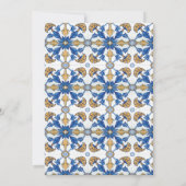 Invitation Première Communion Pour Ses Carreaux Méditerranéen (Dos)