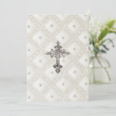 Invitation Première Communion Revêtu (Debout devant)