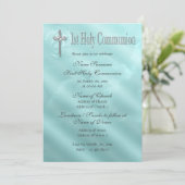 Invitation Première communion sainte (Debout devant)