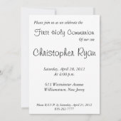 Invitation Première communion sainte 5 (Dos)