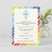 Invitation Première Communion Sainte / Baptême / Confirmation (Debout devant)