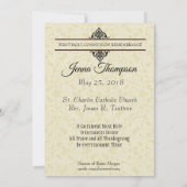 INVITATION PREMIÈRE COMMUNION SAINTE JÉSUS ENFANTS SOUVENIRS (Dos)