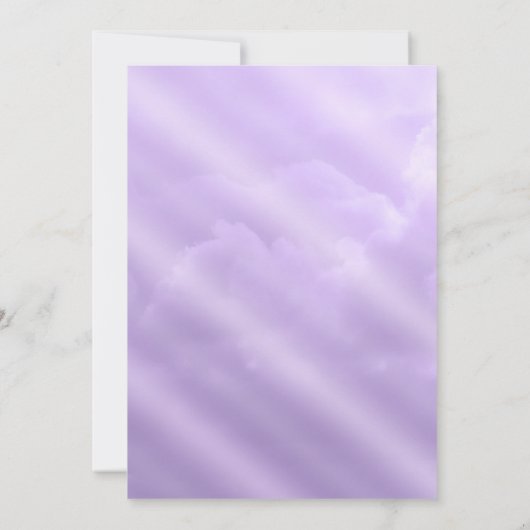 Invitation Première communion sainte violette (Dos)