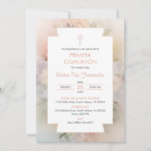 Invitation Première communion Saumon de la première communion (Devant)