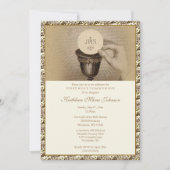 Invitation Première Communion traditionnelle catholique Invit (Devant)